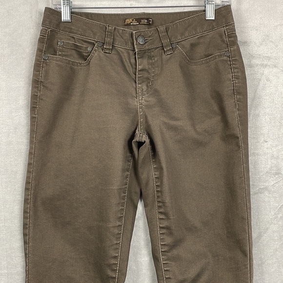 Prana Women's 2/26 Kayla Jean Skinny Slim Fit Performance Denim Stretchy Brown - Picture 2 of 16